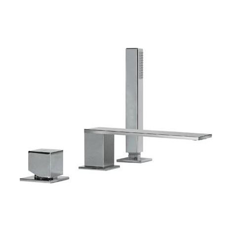 Mitigeur bain d’étagère Bec 180mm Chromé CUADRO-TRES - TRES 00616106 (1/2)