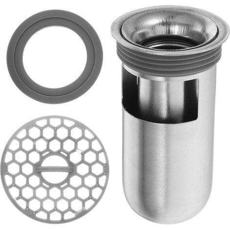 Kit KICHOUSE 1 Siphon pour salle bain Dispositif anti-refoulement douche