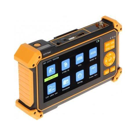 TESTER MULTIFUNZIONE 5" CCTV 4in1 AHD - TVI - CVI - CVBS 8 MP ULTRA HD 4K