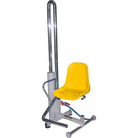 Ascenseur aquatique Hexagone UNIJET siège hydraulique piscine PMR