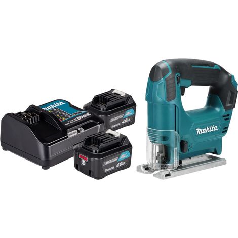 Makita JV 101 DSM Scie sauteuse sans fil 12 V max. 65 mm + 2x batterie 4,0 Ah + chargeur