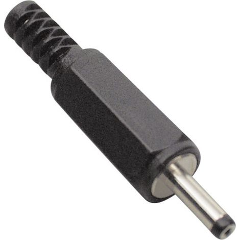 TRU COMPONENTS Niedervolt-Steckverbinder Stecker, gerade 2.4 mm 0.7 mm 1 St.
