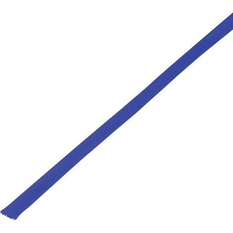 TRU COMPONENTS 1571637 CBBOX0814-BL Geflechtschlauch Blau PET 8 bis 14 mm 10 m
