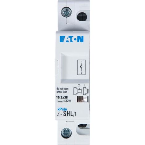 Interruptor fusible cilíndrico 1P 10x38mm Z-SHL/1 263883