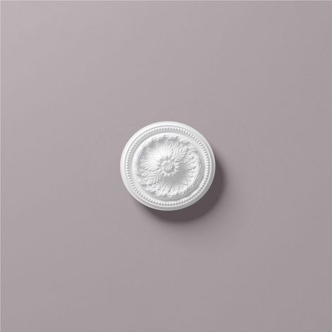 Rosetón NMC R5 ARSTYL Noel Marquet Elemento decorativo diseño atemporal clásico blanco diámetro 40 cm (1/3)