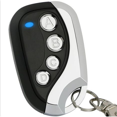 Paquete de 2 controles remotos universales con copia, alarma y luz en un solo control remoto - Señal de 433 MHz (1/3)
