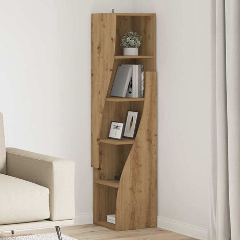 Corner Cabinet 32x32x140cm Engineered Wood Artisan Oak vidaXL (1/5)