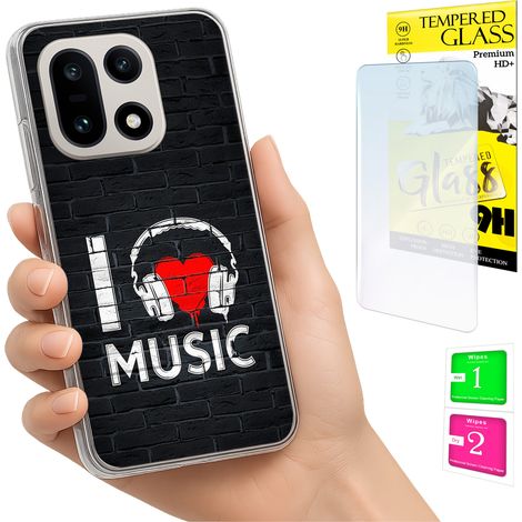 Funda para OnePlus 15 Photo, cubierta trasera + cristal 9H (1/5)