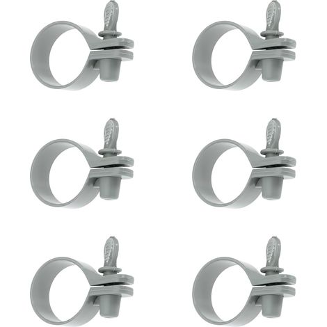 6 Pcs Pool Hose Clamps 32mm Hose Fittings Filter Pump Accessories for Perfect Sealing (1/5)