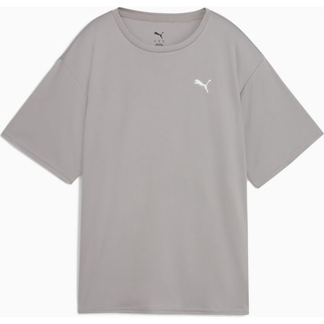 Puma Trainings-T-Shirt für Damen, locker geschnitten, grau, 68951420 r M (1/2)