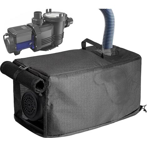 Housse de protection pour pompe à chaleur de piscine en tissu Oxford 420D robuste pour pompe extérieure (1/5)