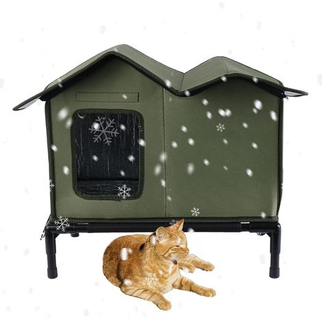 pour Chat Ferm e Impermeable Resistant au Vent et au Froid (1/5)