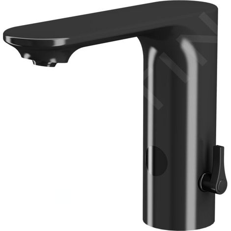 Sanela Robinet infrarouge - Mitigeur électronique de lavabo, alimentation par pile, noir SLU 63VB (1/2)