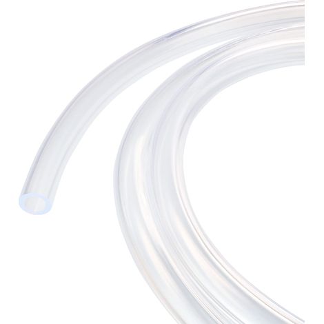 Tuyau Flexible PVC Transparent Vinyle Tube PVC 8mm Diamètre Interne 12mm Diamètre Externe 3 Mètre de Longueur Flexible Léger pour Eau Tube Air Ligne (1/5)