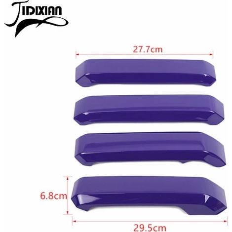 (Violet, lot de 4) Cache décoratif de poignée de porte intérieure en ABS pour voiture, compatible avec Ford F150 (2015-2020) - Accessoires intérieurs (1/4)