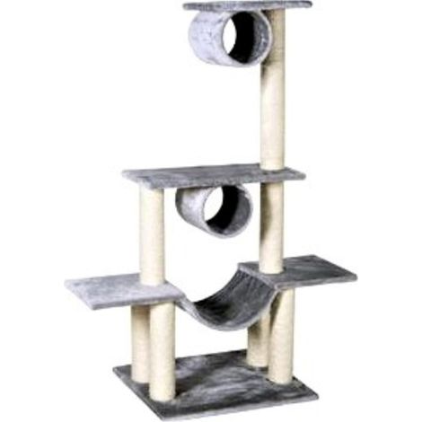 Arbre a chat Amédéo, couleur gris clair,  hauteur 140 cm, pour chat - animallparadise