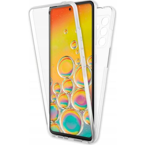Funda protectora transparente NALIA 360° para Samsung Galaxy A53 delantera y trasera (1/4)