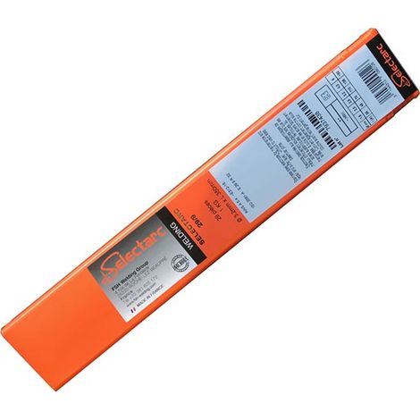 Selectarc – Baguettes de soudure inox 316L 2.5x350mm – Électrodes enrobées pour aciers austénitiques – Résistance à la corrosion – 5 kg