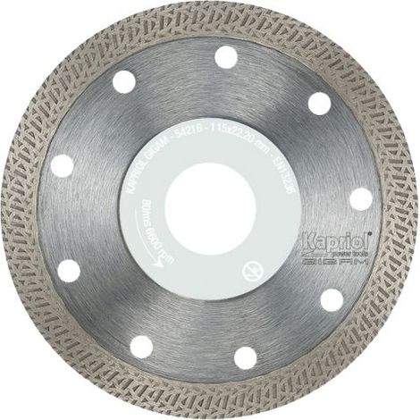 DISCO DIAMANTATO KLINKER GRES PORCELLANATO CERAMICA MARMO Ø115cm KAPRIOL