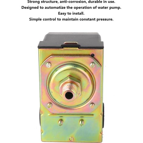 KRS-1 Pressostat Pompe à Eau Régulateur Pression Auto Filetage Mâle 1/4 NPT (1/5)