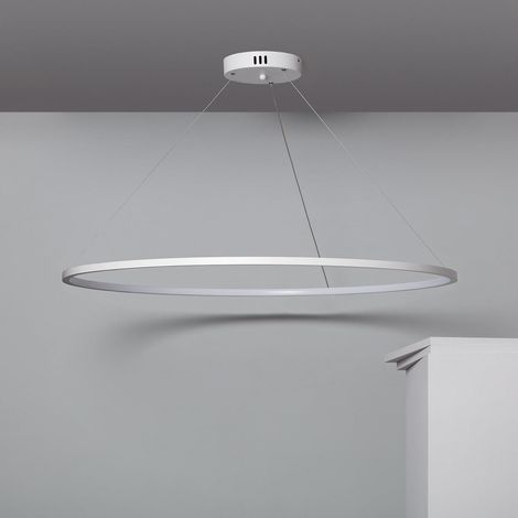 Lampada a Sospensione LED 28W Metallo CCT Selezionabile Big Ivalo Bianco (1/5)