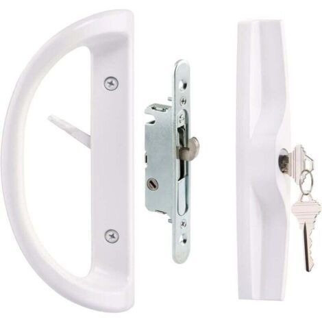 Fenêtre coulissante en aluminium avec serrure à poignée coulissante (1/5)