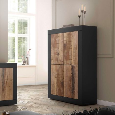 Mobile 4 Porte in Legno L101,4 cm - Iniziale (1/5)