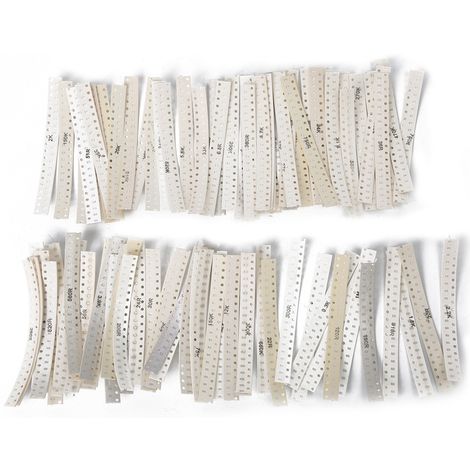 1800Pcs 1/10W 90 Values 0603 SMD Chip Resistors Sample 1% Resistors Set Assortment Components Kit (1/5)