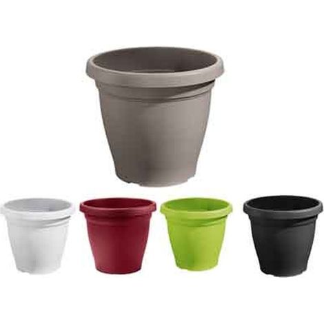 VASE 'VÉRONE' Ø 25x21h cm - Couleur blanc