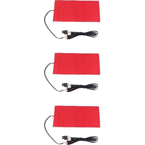 Adatto per tappetino riscaldante universale da 25 W 12 V per sella di moto/bici da fuoristrada/cuscino impermeabile/cuscino riscaldante/riscaldatore invernale