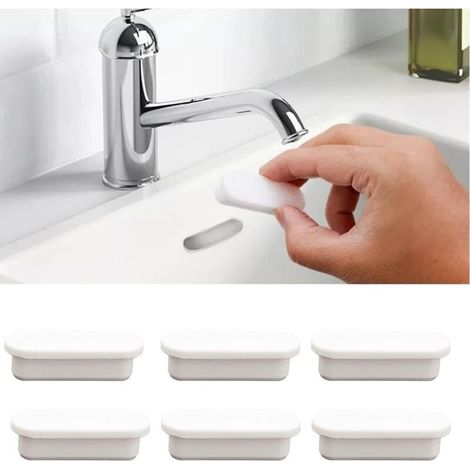 Überlaufabdeckung für Waschbecken, 6 ovale Ersatz-Badewannen-Ablaufstopfen, Überlaufabdeckung für Waschbecken im Badezimmer (1/4)
