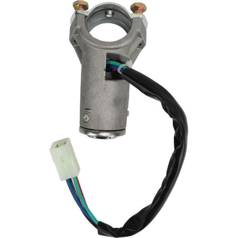 Contacteur d'allumage 4479518, cylindre de verrouillage d'allumage avec antivol de direction, avec 2 clés, compatible avec Fiat Panda Mk1 126 127 128 132