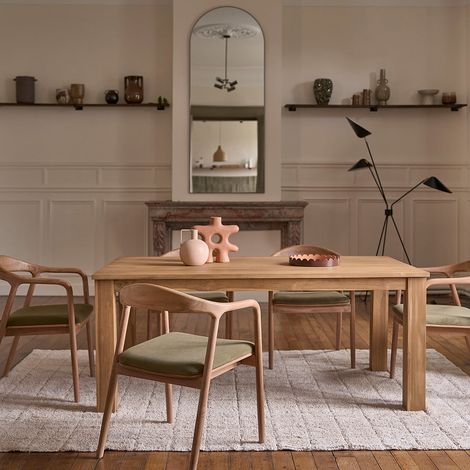 Table en bois teck massif 8 pers. (1/5)