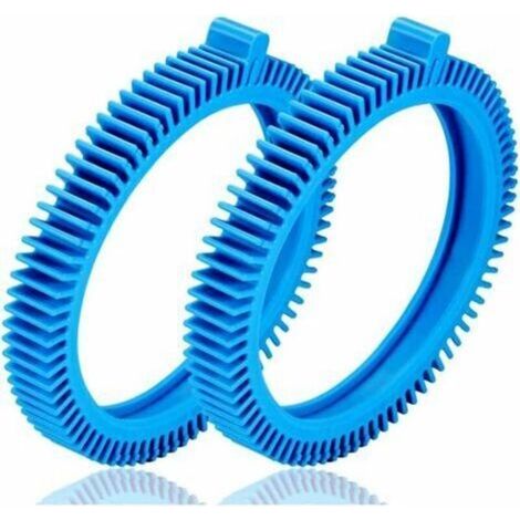 2 Stück Serie 896584000-143. Blaue Reifen mit Superprofil, für Poolreiniger 2X, 4X, Kompressionsräder für Phoenix, passend für Poolvergnuegen, Hayward Phoenix (1/5)