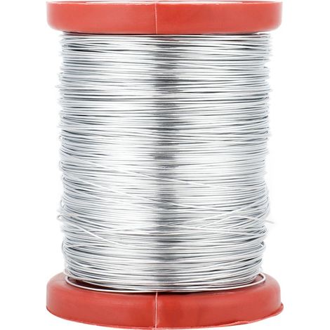 Fil De Cadre - Acier Inoxydable Et Fer - Diamètre 0.5 mm - Pour Fondation De Cire - 2 Rouleaux (1 Fer 1 Inoxydable) (1/4)