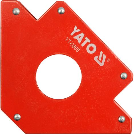Aimant de soudage, angle de soudage 122 x 190 x 25 mm