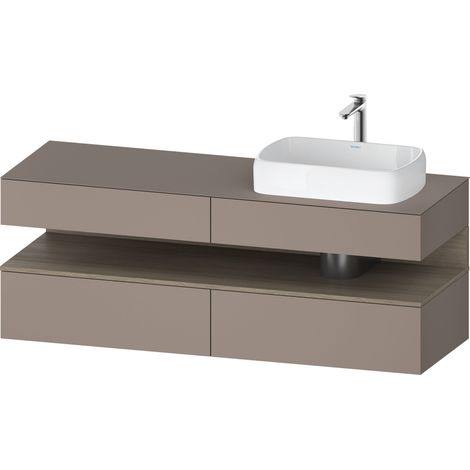 Duravit Collection One Meuble sous-vasque sur console, 2 tiroirs,