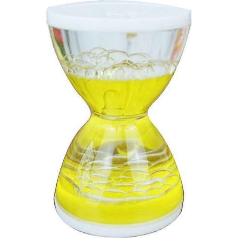 sablier à bulles liquides coloré avec joli anneau décoratif, cadeau d'anniversaire, jouet pour enfants (couleur aléatoire) (1/4)