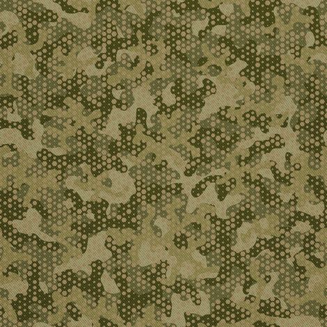 Tissus décoratifs d'extérieur Oxford - motif camouflage militaire (1/5)