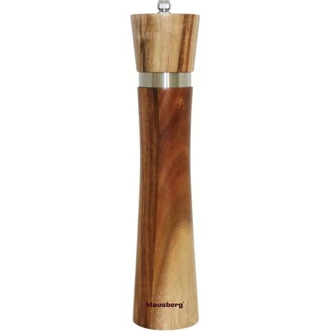 Molinillo de pimienta y sal de acacia de 25 cm, Klausberg KB-7592 (1/5)