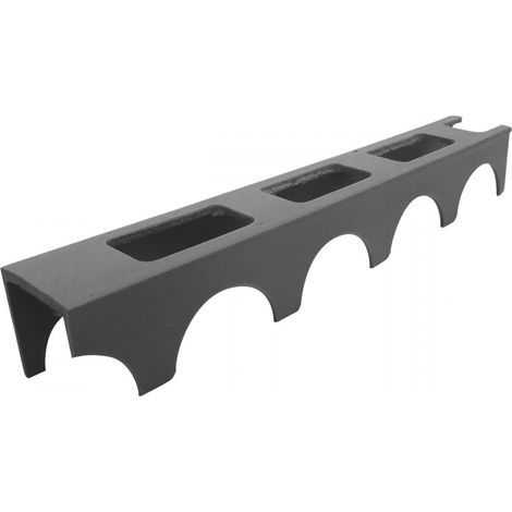Moncoffrage – Espaceur horizontal cale U crantée 30 mm – Pour béton frais – Paquet de 100 mètres – Cale plastique perforée pour passage béton (1/5)