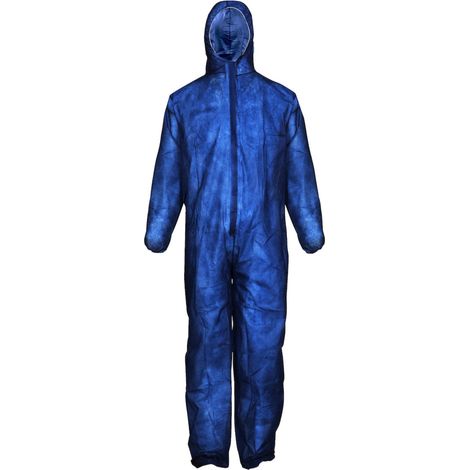 ASATEX Schutzoverall, PP, 50g/qm, blau, Gr. L (1/2)