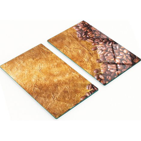 Tablas decorativas multifuncionales para cocina, fabricadas con granos de caf茅 endurecidos, 2x30x52 cm.
