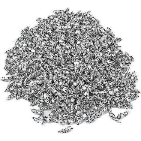 Lot de 100 crampons de 12 mm en carbure, à visser, pour pneus de voiture, SUV, quad et SSV, avec système anti-neige et anti-givre. (1/5)