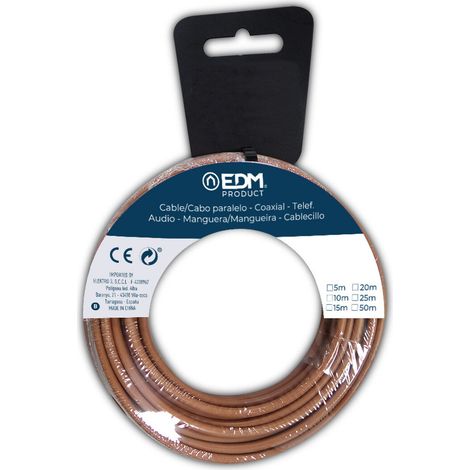 Avvolgicavo flessibile 6mm marrone senza alogeni 25m