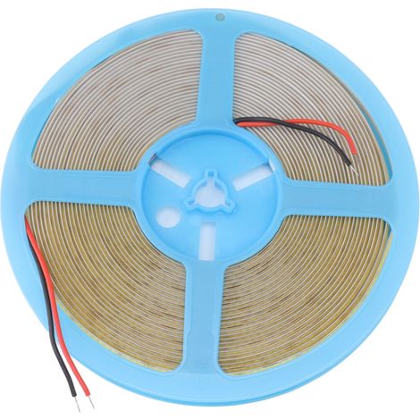 Bande LED COB 320 LED 110 lm, adhésive, lumière naturelle uniforme et flexible, pour éclairage intérieur (meubles, etc.), 24 V, 10 m (32,8 pi), 4000 K, lumière neutre (1/5)