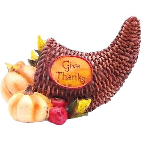 Panier De Récolte - Citrouille En Résine - Décoration De Table Pour Thanksgiving - 11 x 8 x 8 cm - 1 Pièce (1/5)