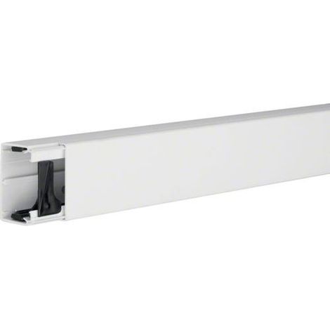 Hager – Goulotte électrique PVC 40x60mm blanc 2m – Résistance aux chocs IK07 – Degré de protection IP30 – Pour espaces confinés