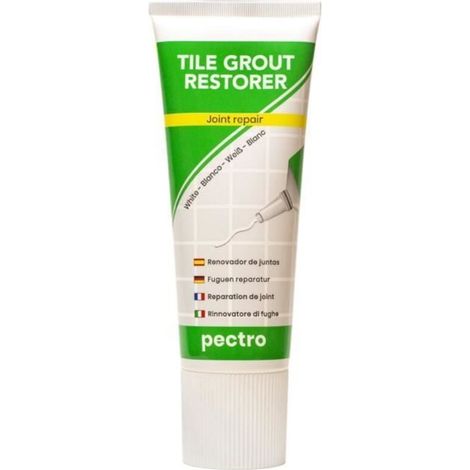 Pâte à joint blanchissante 400g – Prêt à l'emploi – Tube hermétique pour joints de carrelage – Formulation à base d'eau