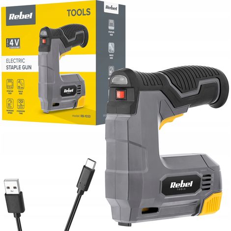 Rebel Akku-Heftgerät Lithium-Ionen USB-C